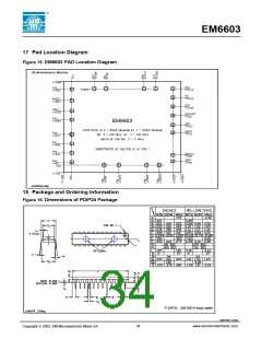 浏览型号EM6603的Datasheet PDF文件第34页