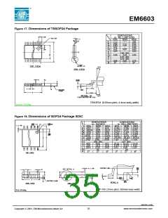 浏览型号EM6603的Datasheet PDF文件第35页