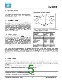 浏览型号EM6603的Datasheet PDF文件第5页