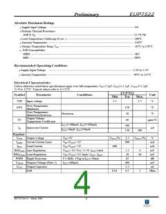 浏览型号EUP7522-3.3DIR1的Datasheet PDF文件第4页