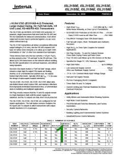 浏览型号ISL3152E的Datasheet PDF文件第1页