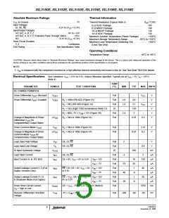 浏览型号ISL3152E的Datasheet PDF文件第5页