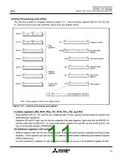 浏览型号M30610ECFP的Datasheet PDF文件第11页