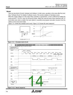 浏览型号M30610ECFP的Datasheet PDF文件第14页
