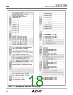 浏览型号M30610ECFP的Datasheet PDF文件第18页