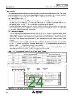 浏览型号M30610ECFP的Datasheet PDF文件第24页