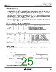 浏览型号M30610ECFP的Datasheet PDF文件第25页