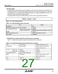 浏览型号M30610ECFP的Datasheet PDF文件第27页