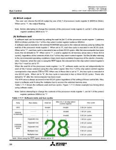 浏览型号M30610ECFP的Datasheet PDF文件第28页