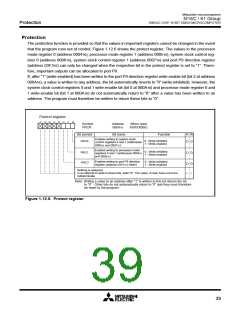 浏览型号M30610ECFP的Datasheet PDF文件第39页