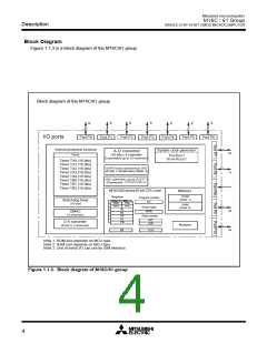 浏览型号M30610ECFP的Datasheet PDF文件第4页
