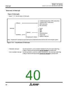 浏览型号M30610ECFP的Datasheet PDF文件第40页