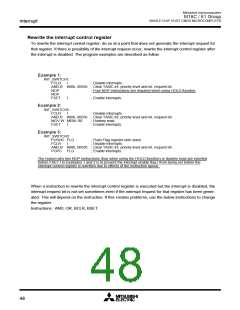 浏览型号M30610ECFP的Datasheet PDF文件第48页