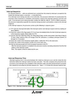 浏览型号M30610ECFP的Datasheet PDF文件第49页
