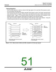 浏览型号M30610ECFP的Datasheet PDF文件第51页