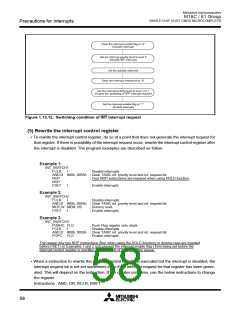 浏览型号M30610ECFP的Datasheet PDF文件第58页