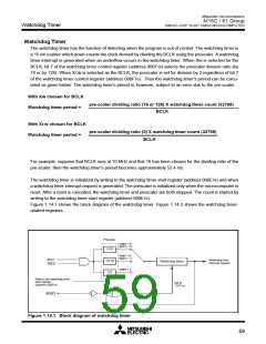 浏览型号M30610ECFP的Datasheet PDF文件第59页