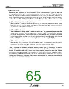 浏览型号M30610ECFP的Datasheet PDF文件第65页