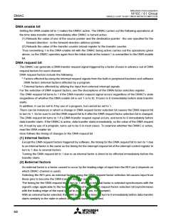 浏览型号M30610ECFP的Datasheet PDF文件第68页