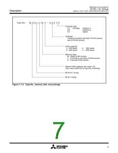 浏览型号M30610ECFP的Datasheet PDF文件第7页