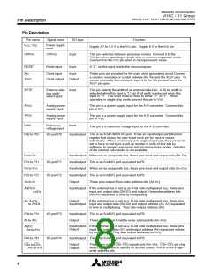 浏览型号M30610ECFP的Datasheet PDF文件第8页