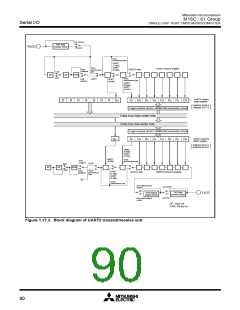 浏览型号M30610ECFP的Datasheet PDF文件第90页