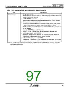 浏览型号M30610ECFP的Datasheet PDF文件第97页