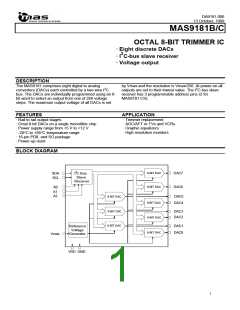 浏览型号MAS9181C的Datasheet PDF文件第1页