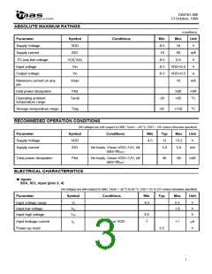 浏览型号MAS9181C的Datasheet PDF文件第3页