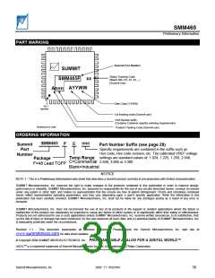浏览型号SMM465FCR04的Datasheet PDF文件第30页