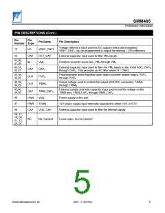 浏览型号SMM465FCR04的Datasheet PDF文件第5页