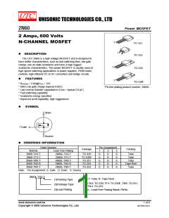 浏览型号2N60的Datasheet PDF文件第1页