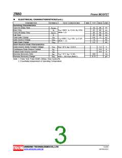 浏览型号2N60的Datasheet PDF文件第3页
