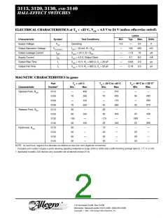浏览型号3140的Datasheet PDF文件第2页