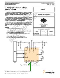 浏览型号34920的Datasheet PDF文件第1页