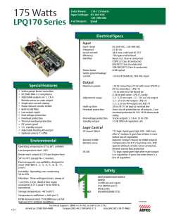 浏览型号LPQ172的Datasheet PDF文件第1页