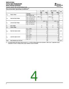 浏览型号LVC245A的Datasheet PDF文件第4页