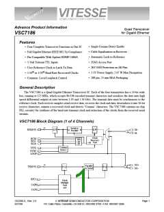 浏览型号VSC7186TW的Datasheet PDF文件第1页