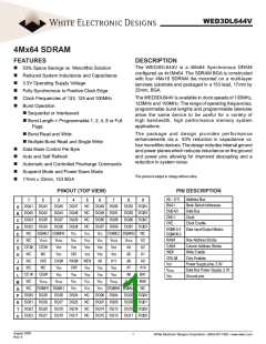 浏览型号WED3DL644V的Datasheet PDF文件第1页