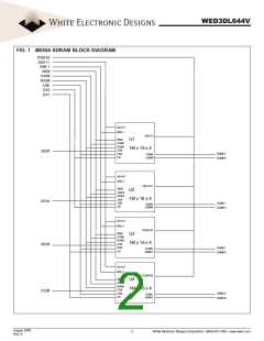 浏览型号WED3DL644V的Datasheet PDF文件第2页