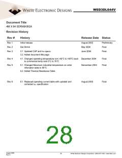浏览型号WED3DL644V的Datasheet PDF文件第28页