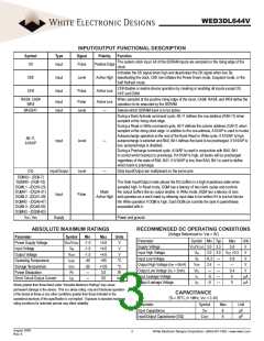 浏览型号WED3DL644V的Datasheet PDF文件第3页