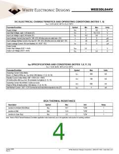 浏览型号WED3DL644V的Datasheet PDF文件第4页
