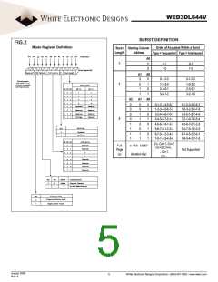 浏览型号WED3DL644V的Datasheet PDF文件第5页