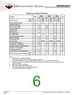 浏览型号WED3DL644V的Datasheet PDF文件第6页
