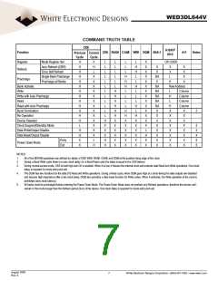 浏览型号WED3DL644V的Datasheet PDF文件第7页