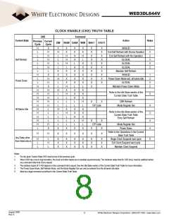 浏览型号WED3DL644V的Datasheet PDF文件第8页