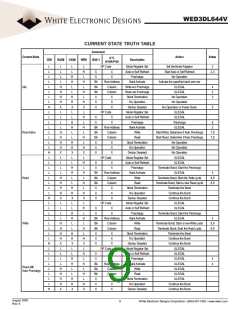 浏览型号WED3DL644V的Datasheet PDF文件第9页