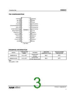 浏览型号WM8805的Datasheet PDF文件第3页