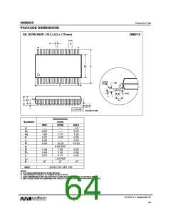 浏览型号WM8805的Datasheet PDF文件第64页